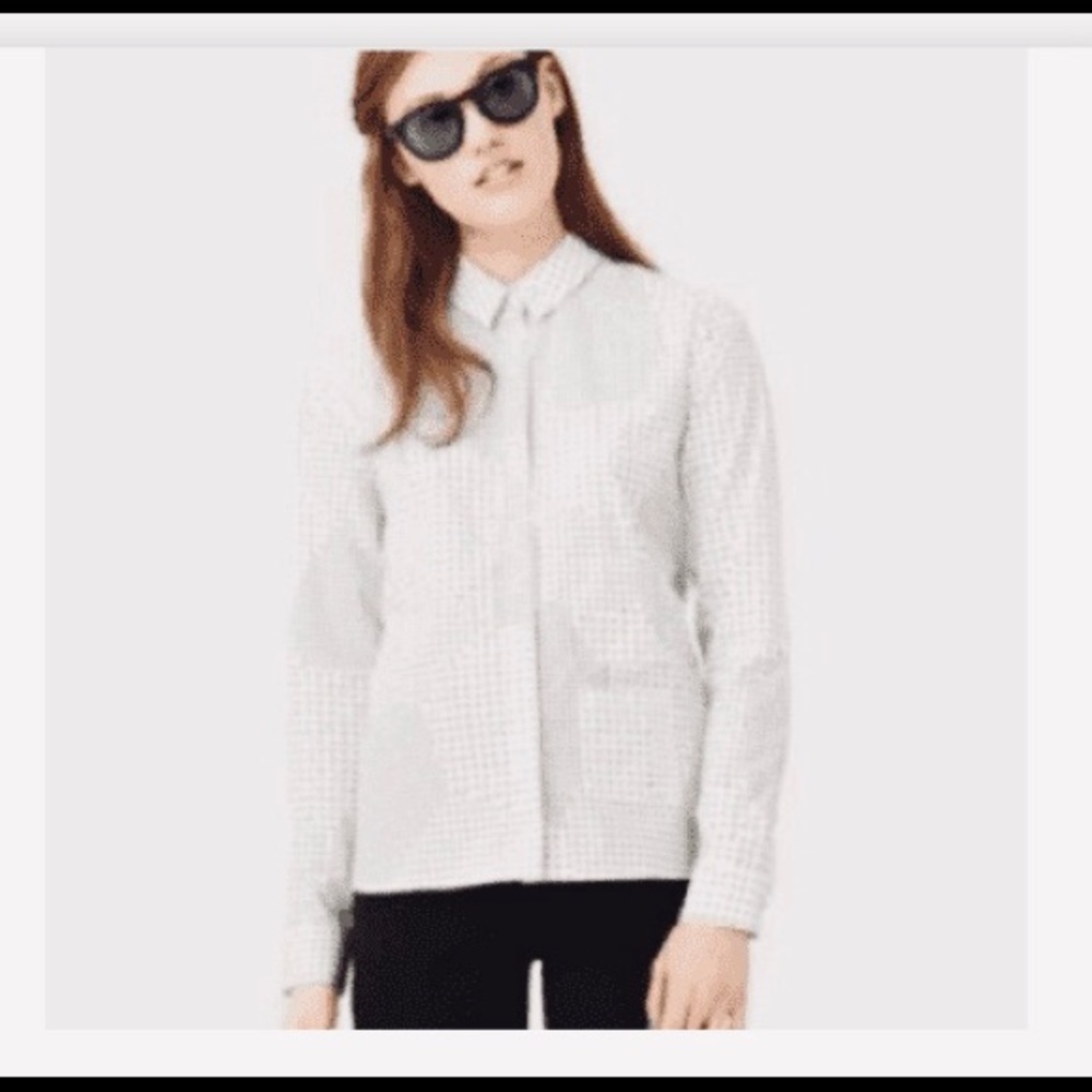 Kate Spade Saturday Star Printed Shirt size L